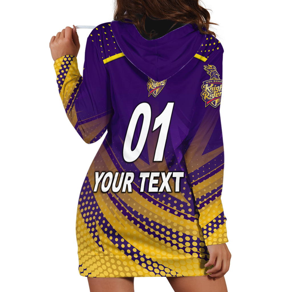 (Custom Personalised) Abu Dhabi Knight Riders ILT20 ADKR Cricket Unique Style Hoodie Dress - Vibe Hoodie Shop