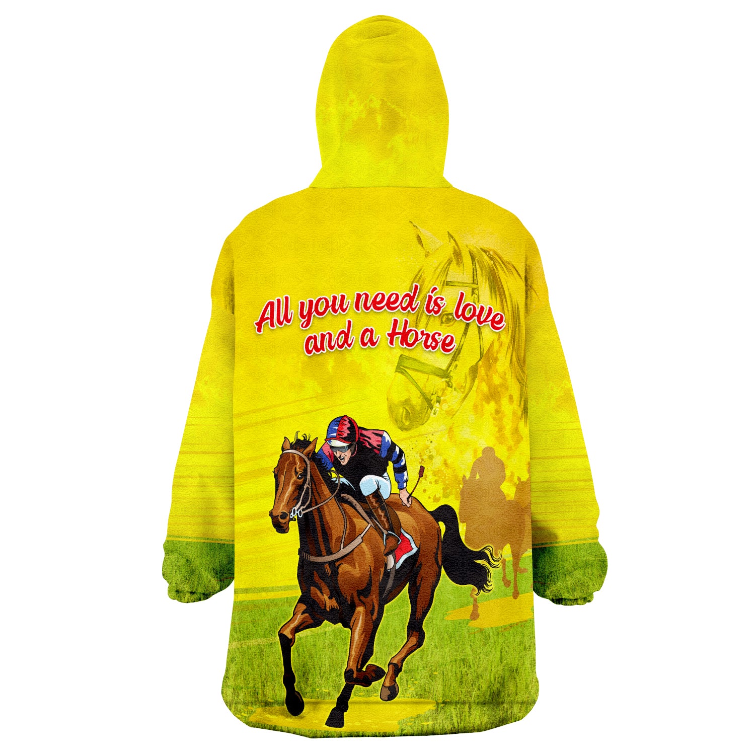 (Custom Personalised) Launceston Cup 2022 Australian Horse Lovers Wearable Blanket Hoodie - Vibe Hoodie Shop