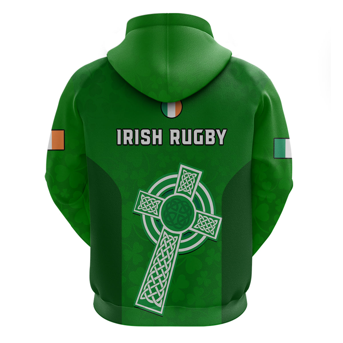 Ireland Rugby Go Shamrocks Hoodie - Vibe Hoodie Shop