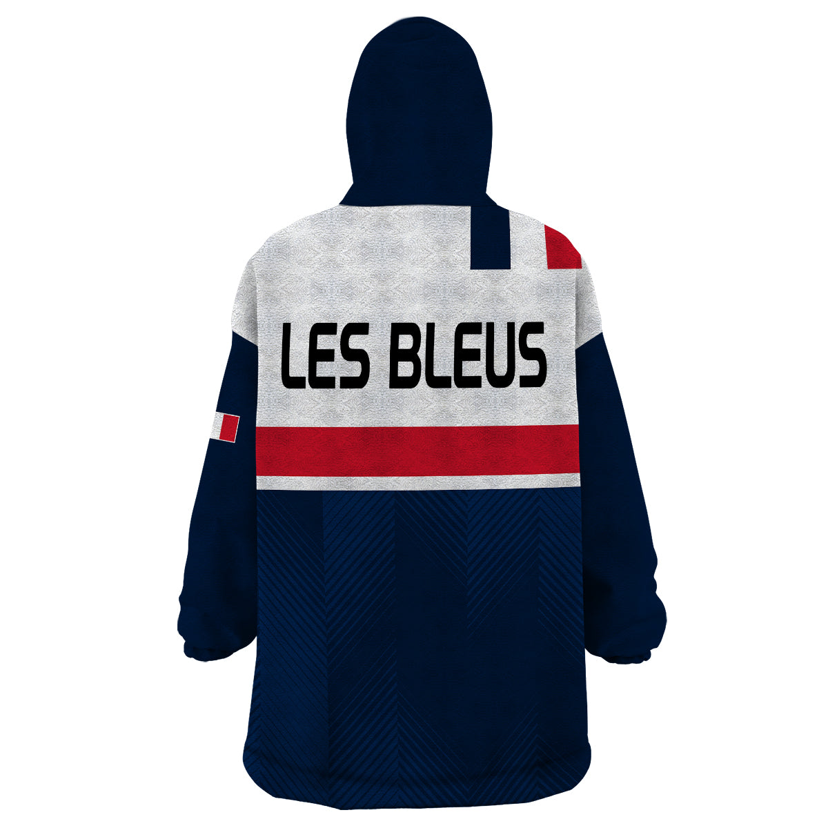 France Rugby 7s Le XV de France Wearable Blanket Hoodie - Vibe Hoodie Shop