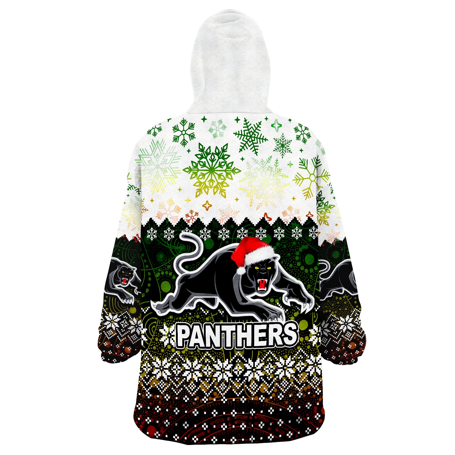 Panthers Rugby Christmas 2022 Wearable Blanket Hoodie - Vibe Hoodie Shop