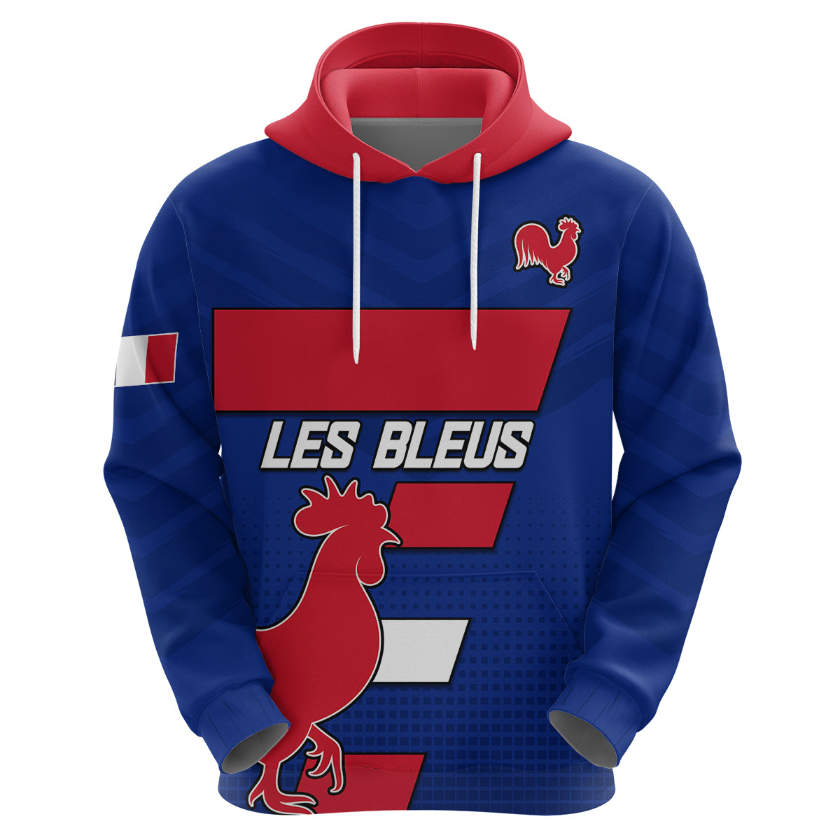 (Custom Personalised) France Rugby 7s Come On Les Bleus Hoodie LT9 - Vibe Hoodie Shop