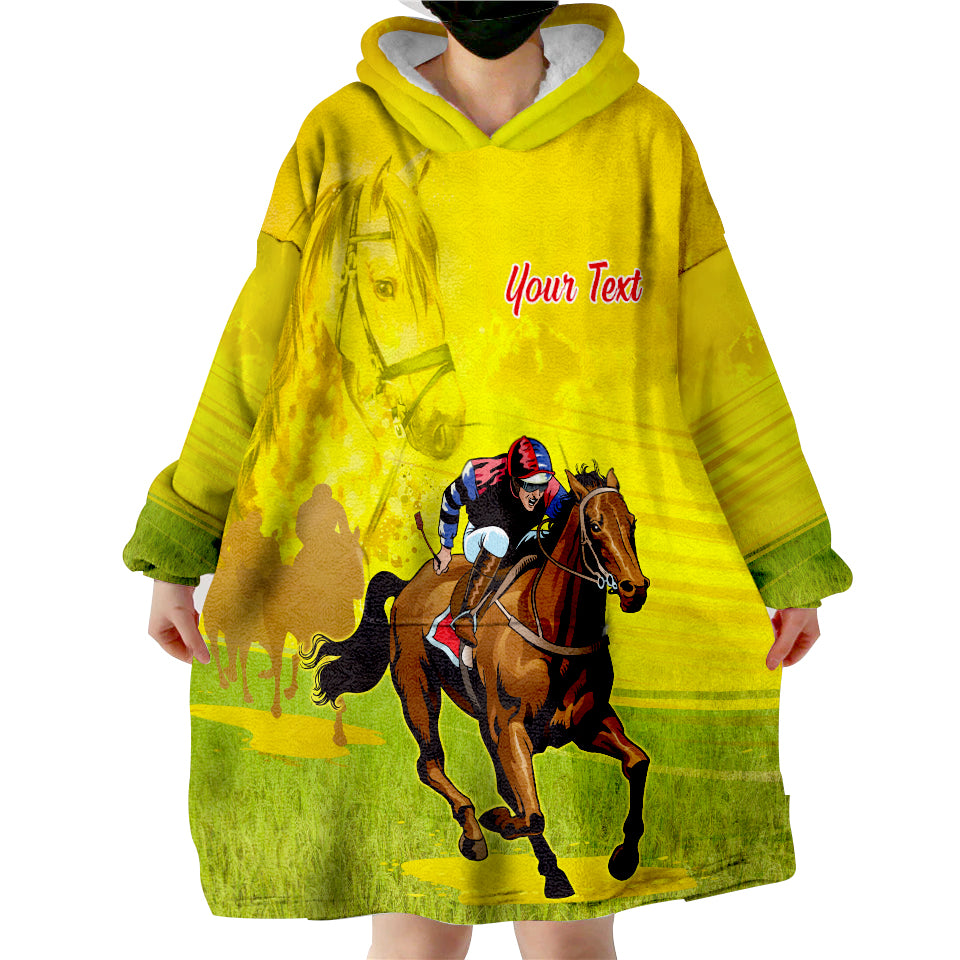 (Custom Personalised) Launceston Cup 2022 Australian Horse Lovers Wearable Blanket Hoodie - Vibe Hoodie Shop