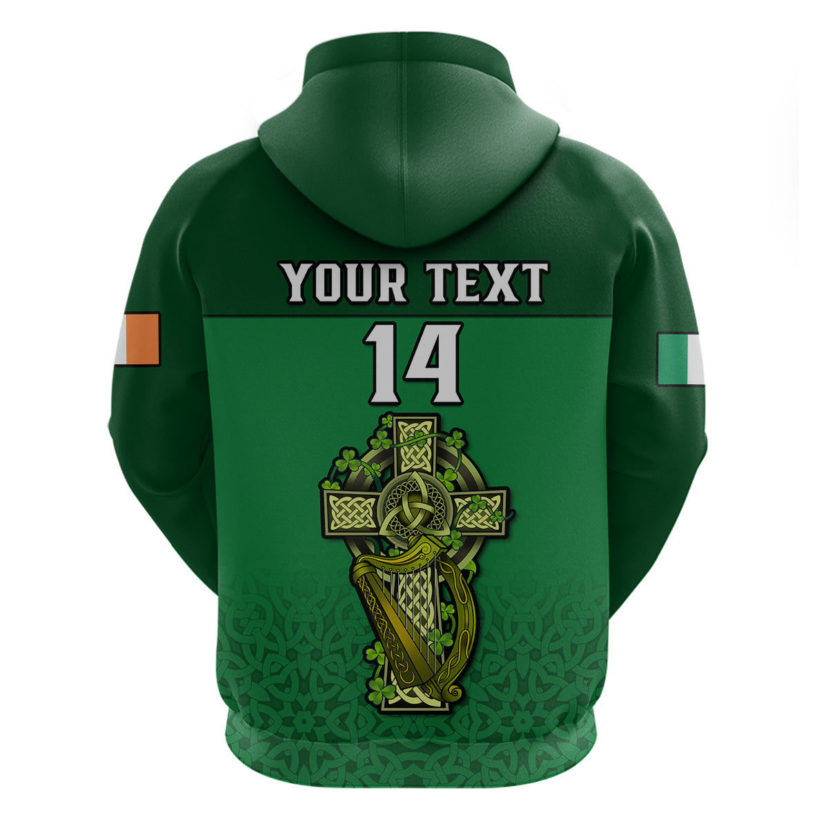 (Custom Text And Number) Ireland Rugby 2023 Champions Six Nations Irish Proud Hoodie - Vibe Hoodie Shop