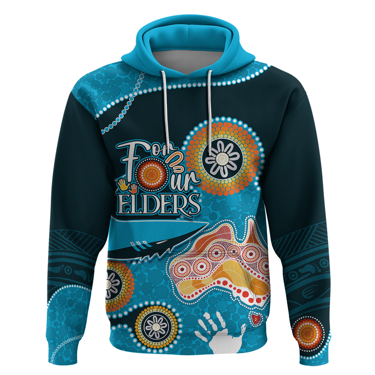 Personalised NAIDOC Week 2023 NRL Sharks For Our Elders Hoodie LT7 - Vibe Hoodie Shop