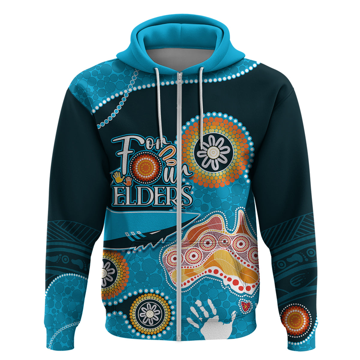 Personalised NAIDOC Week 2023 NRL Sharks For Our Elders Hoodie LT7 - Vibe Hoodie Shop