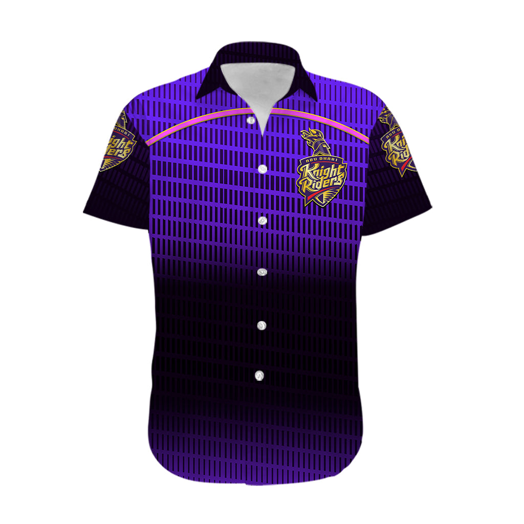 (Custom Personalised) Abu Dhabi Knight Riders ILT20 ADKR Cricket Simple Style Hawaiian Shirt - Vibe Hoodie Shop
