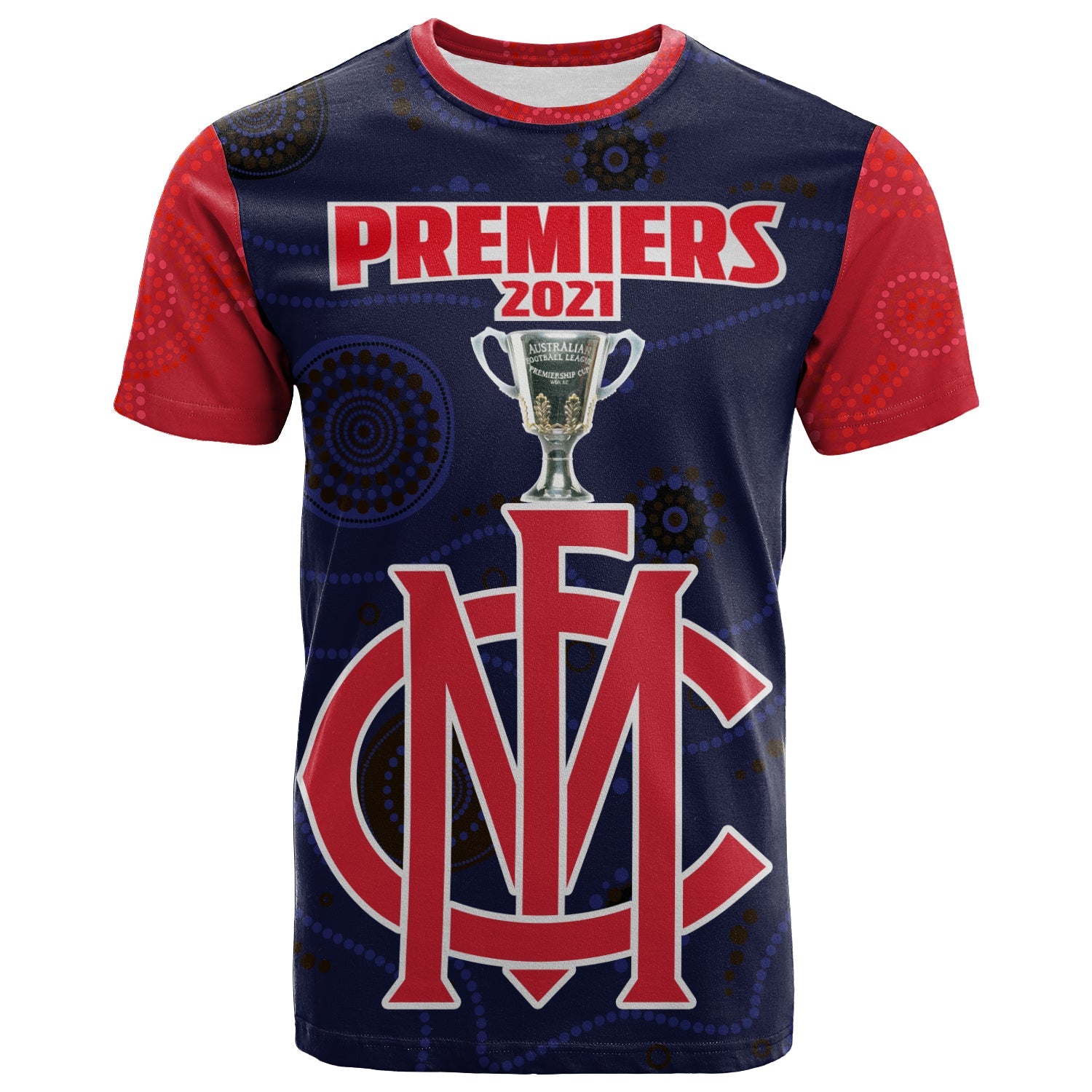 Melbourne Demons Indigenous Premiers 2021 T shirt - LT20 - Vibe Hoodie Shop