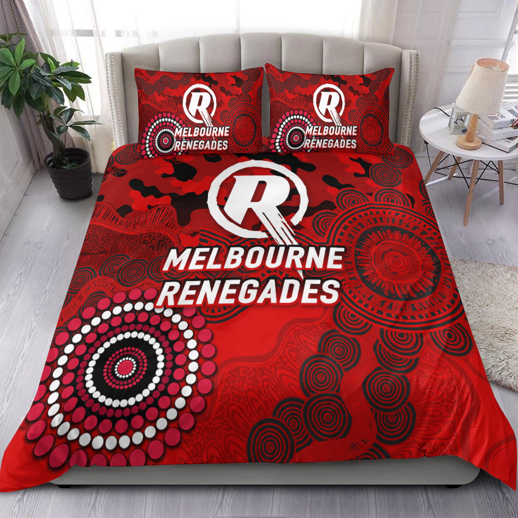 Melbourne Renegades ANZAC Day Aboriginal Bedding Set - - Vibe Hoodie Shop