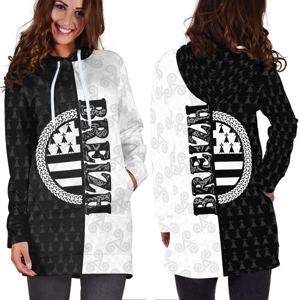 Brittany Celtic Hoodie Dress - Breizh Pride - Vibe Hoodie Shop