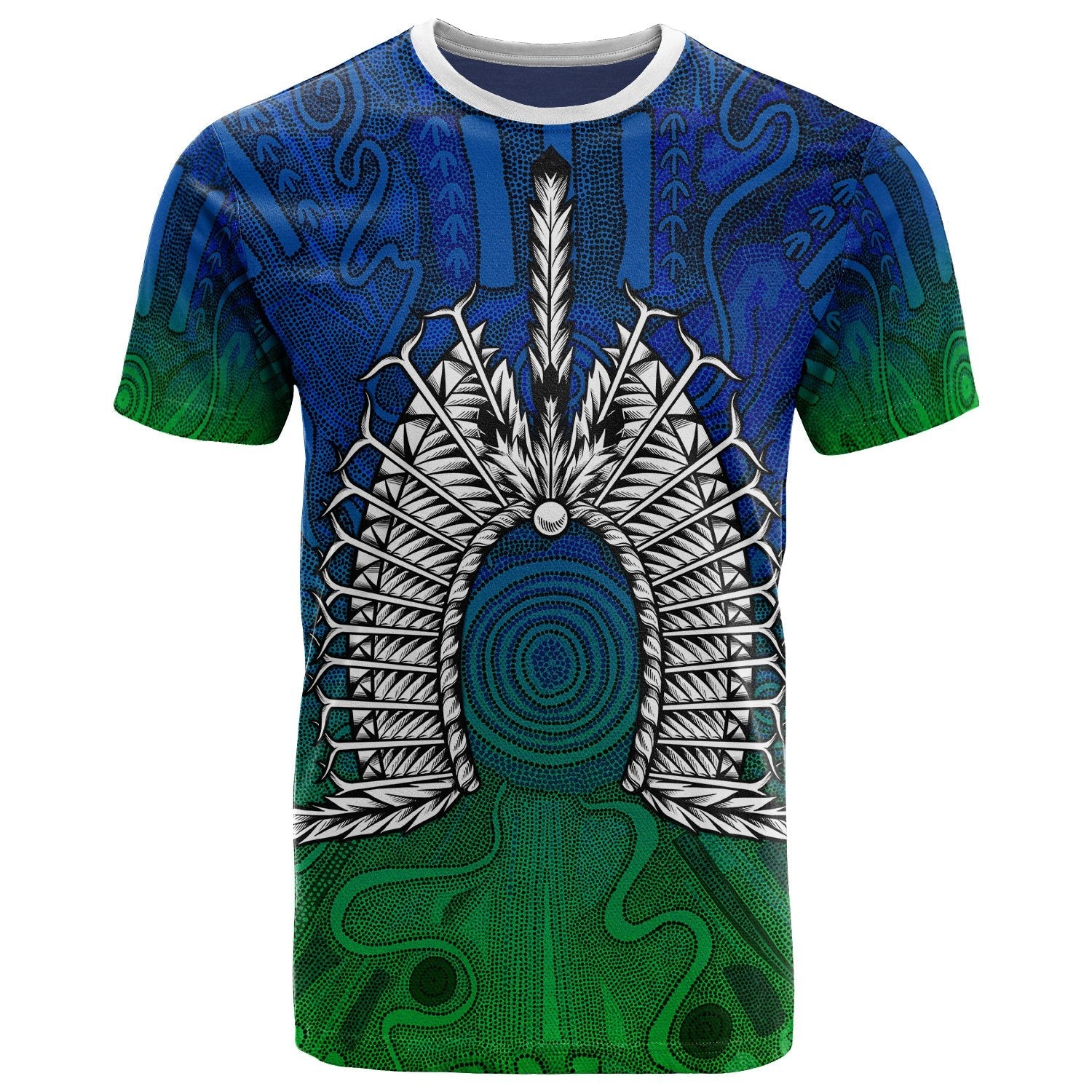 Torres Strait Islanders T shirt - Dhari Mask - Vibe Hoodie Shop