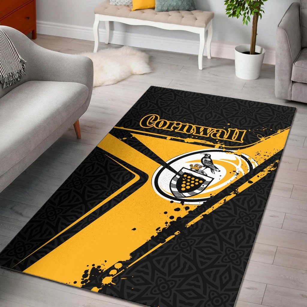 Cornwall Rugby Area Rug - Cornish Rugby - Vibe Hoodie Shop