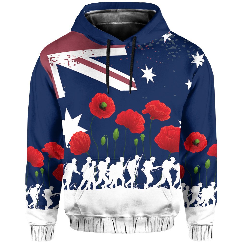 ANZAC Day 2020, Australia Pullover Hoodie - Vibe Hoodie Shop