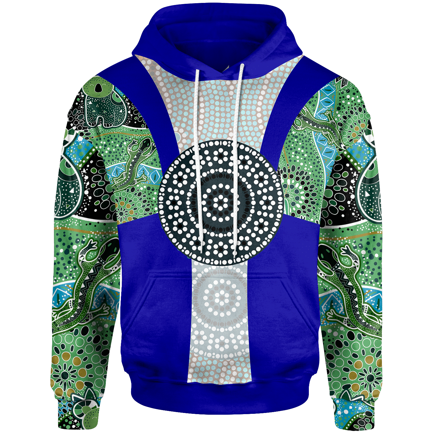 Hoodie - Flag of Torres Strait Islanders - Vibe Hoodie Shop