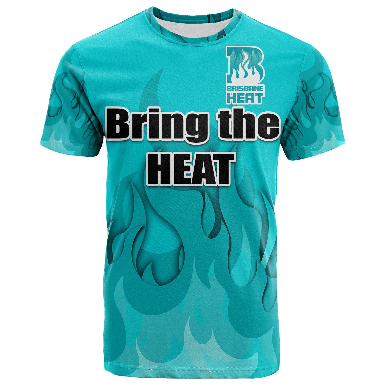 Brisbane Heat T shirt - Bring the HEAT - LT20 - Vibe Hoodie Shop