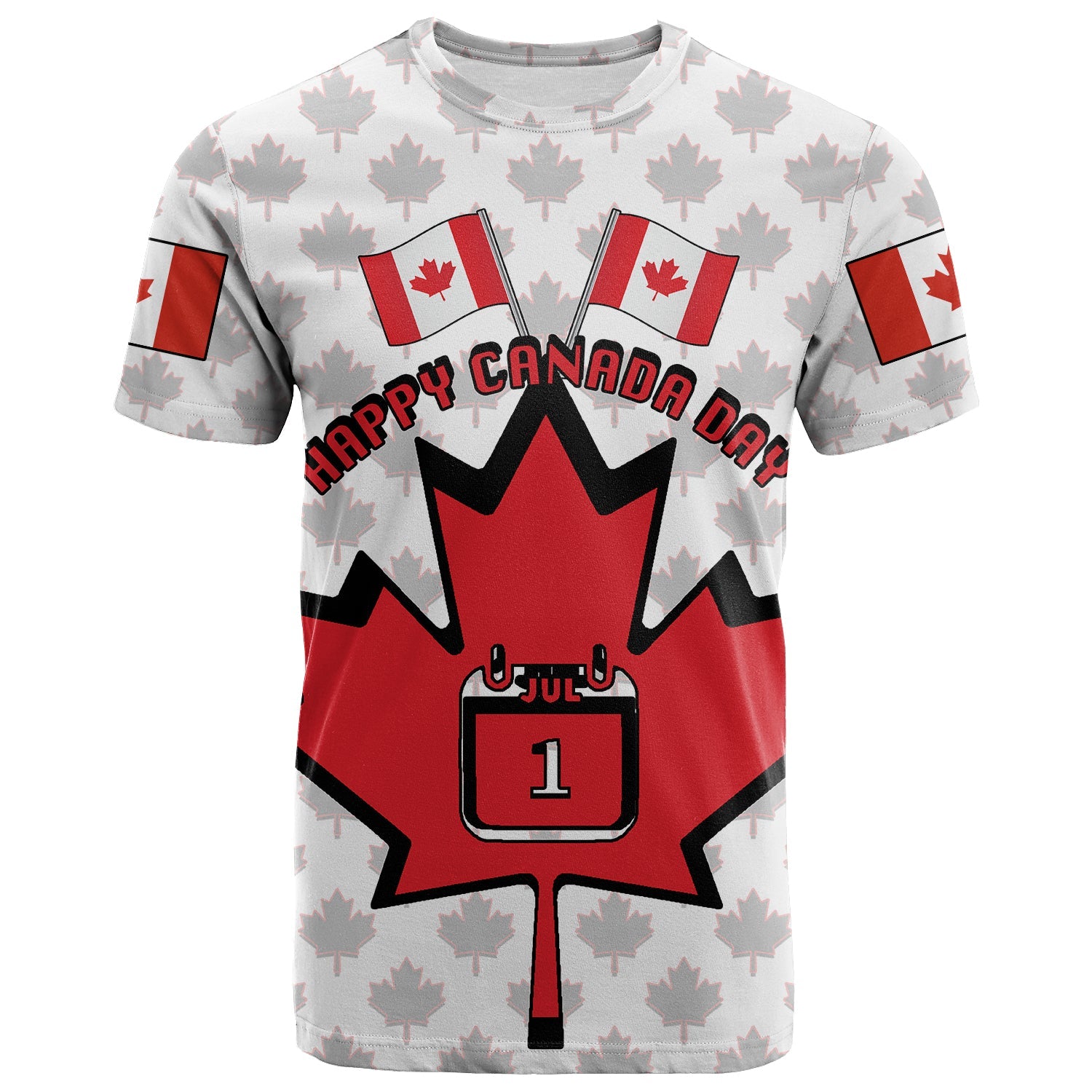 Canada Day 2021 Maple Leaf T shirt - LT20 - Vibe Hoodie Shop