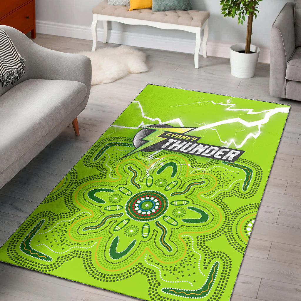 Sydney Thunder Area Rug - Aboriginal Style Of Dot - - Vibe Hoodie Shop