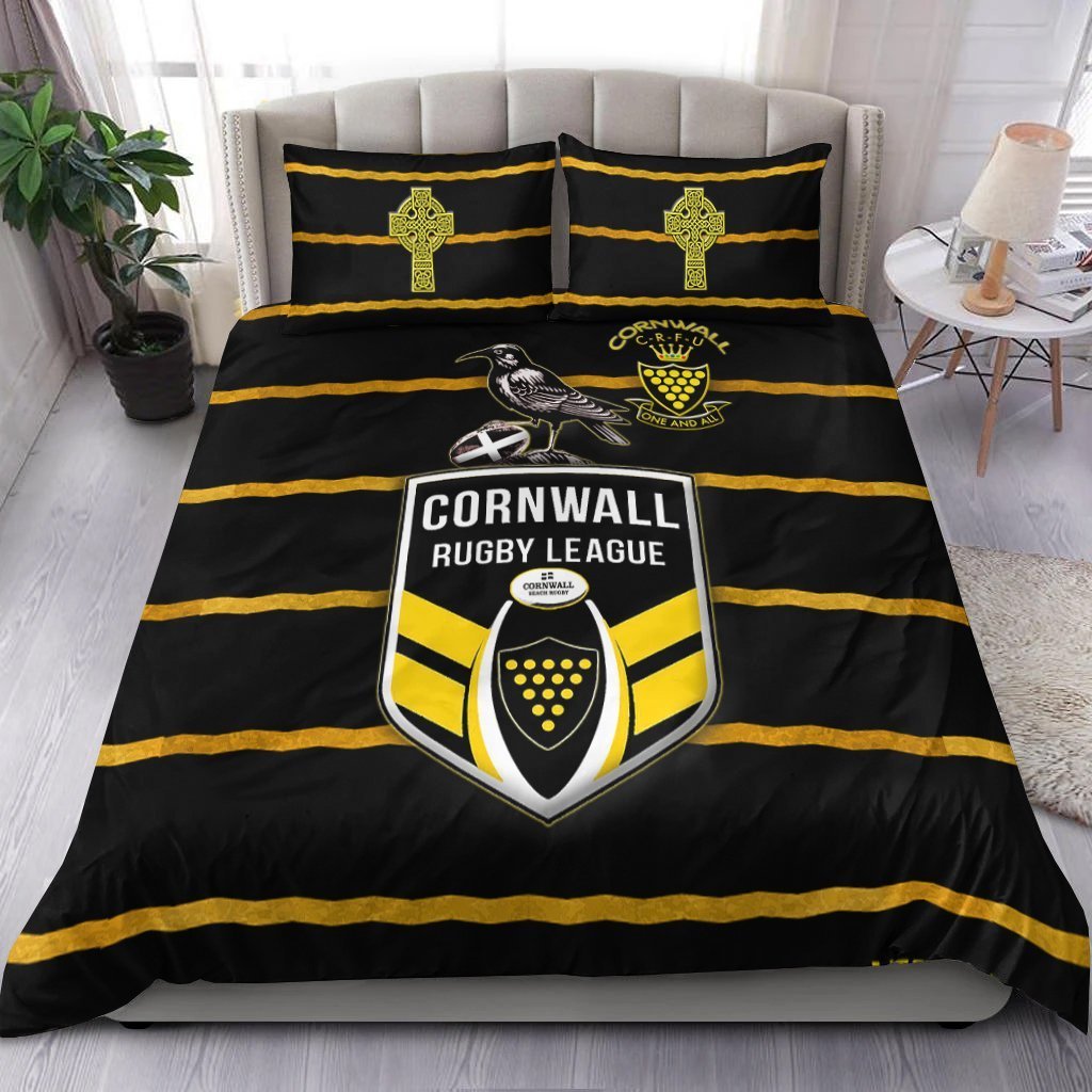 Cornwall Rugby League Bedding Set - The Cornwall Rugby Football Union - Vibe Hoodie Shop