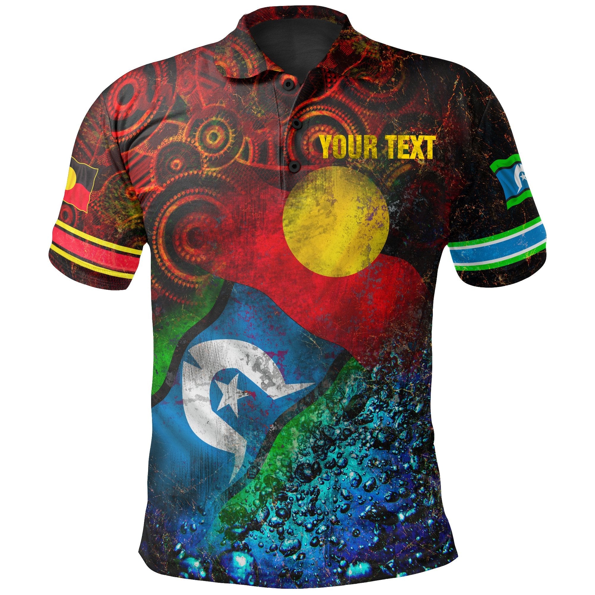 Custom Polo Shirt - Always Was, Always Will Be NAIDOC Week 2021 - Vibe Hoodie Shop