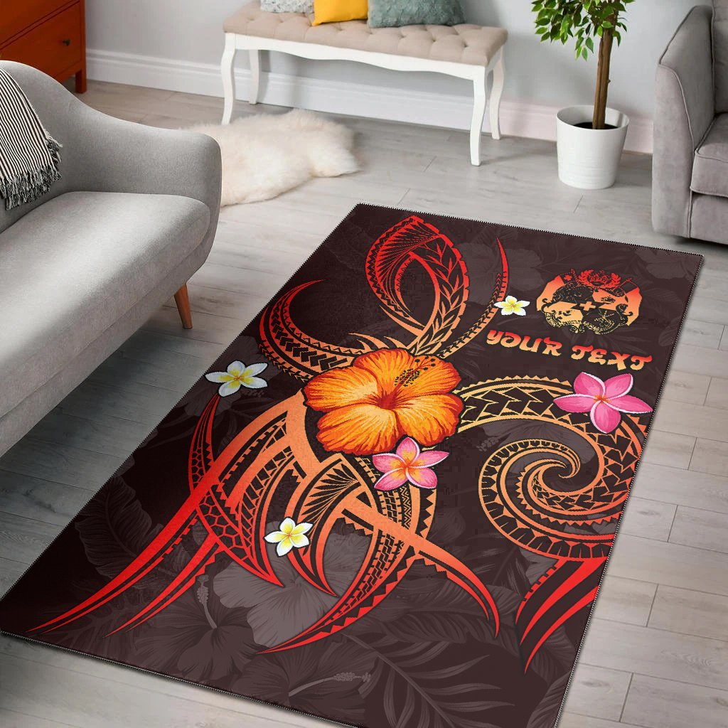 Tonga Polynesian Personalised Area Rug - Legend of Tonga (Red) - Vibe Hoodie Shop