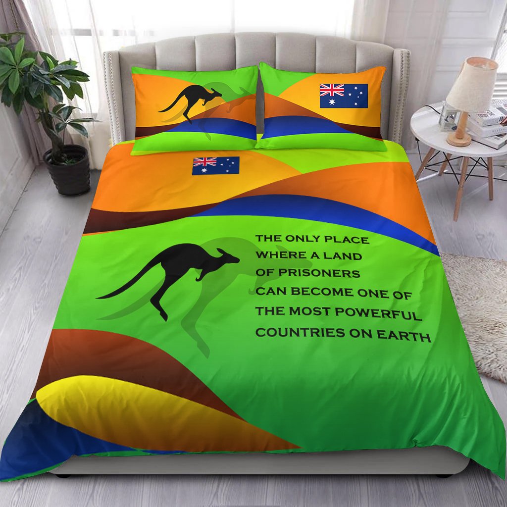 Bedding Set - National Color of Australia - Vibe Hoodie Shop