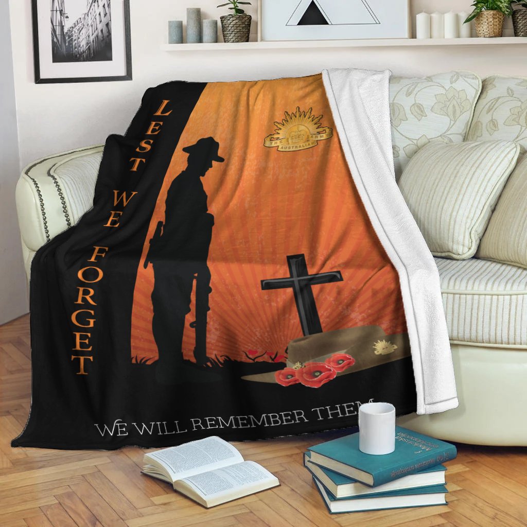 ANZAC Day Blanket - Remembrance Day - Vibe Hoodie Shop