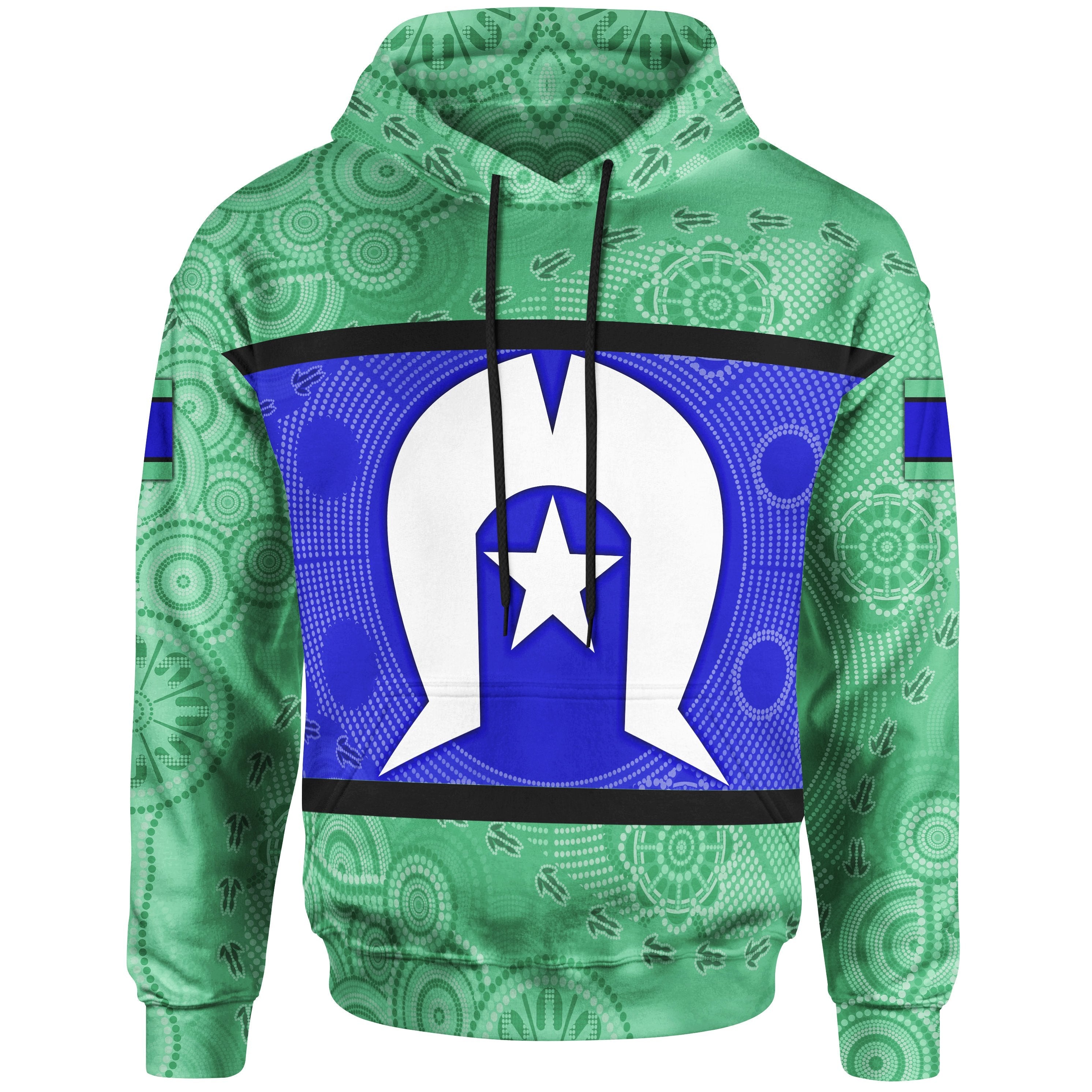 Hoodie, Torres Strait Islands Aboriginal Patterns - Vibe Hoodie Shop