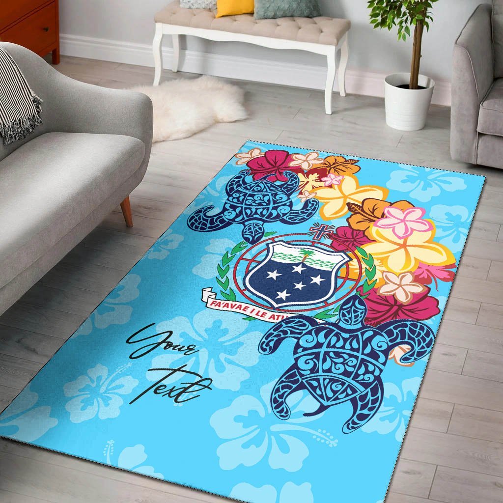 Samoa Area Rug - Custom Personalised Tropical Style - Vibe Hoodie Shop