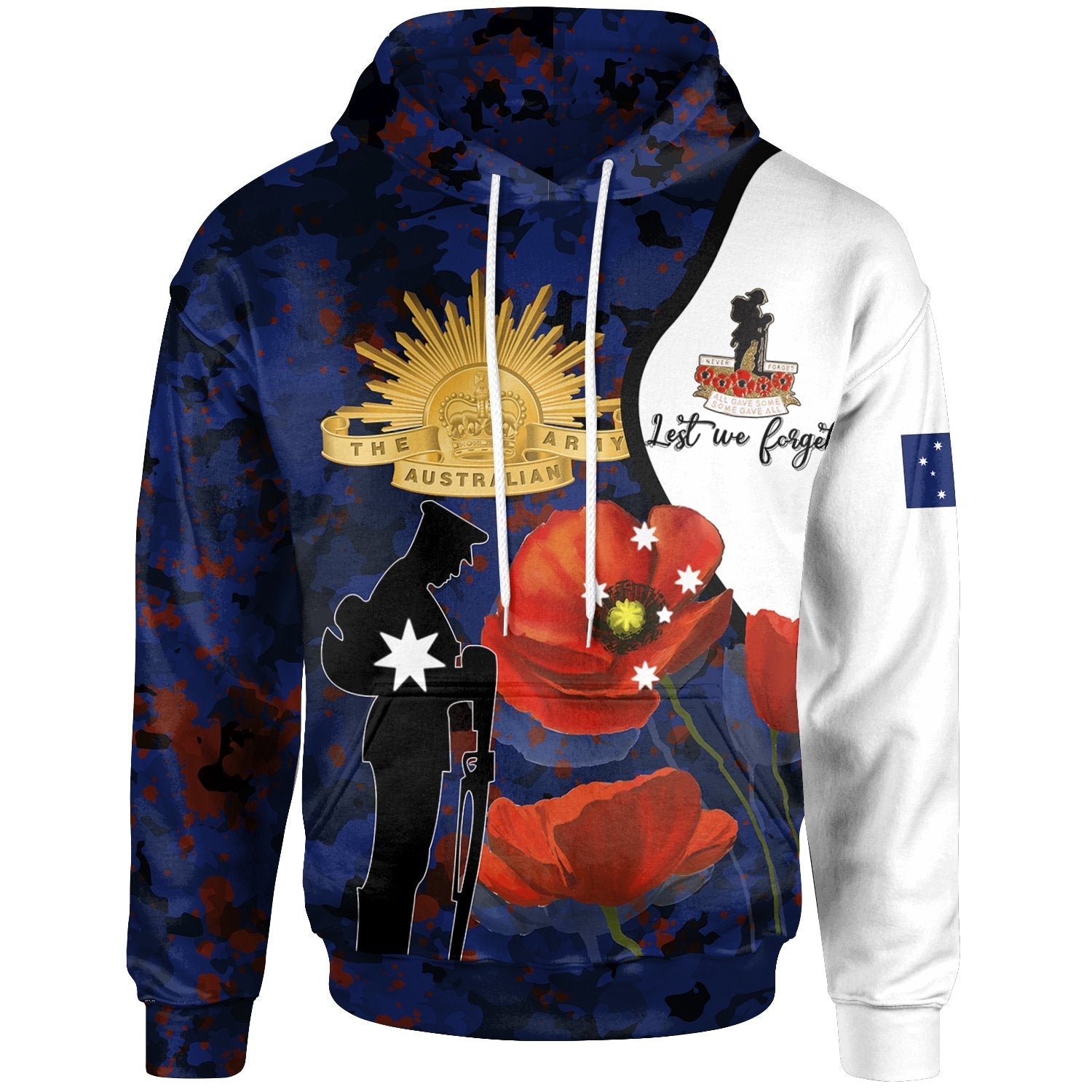 ANZAC Day Hoodie - Lest we forget - Vibe Hoodie Shop