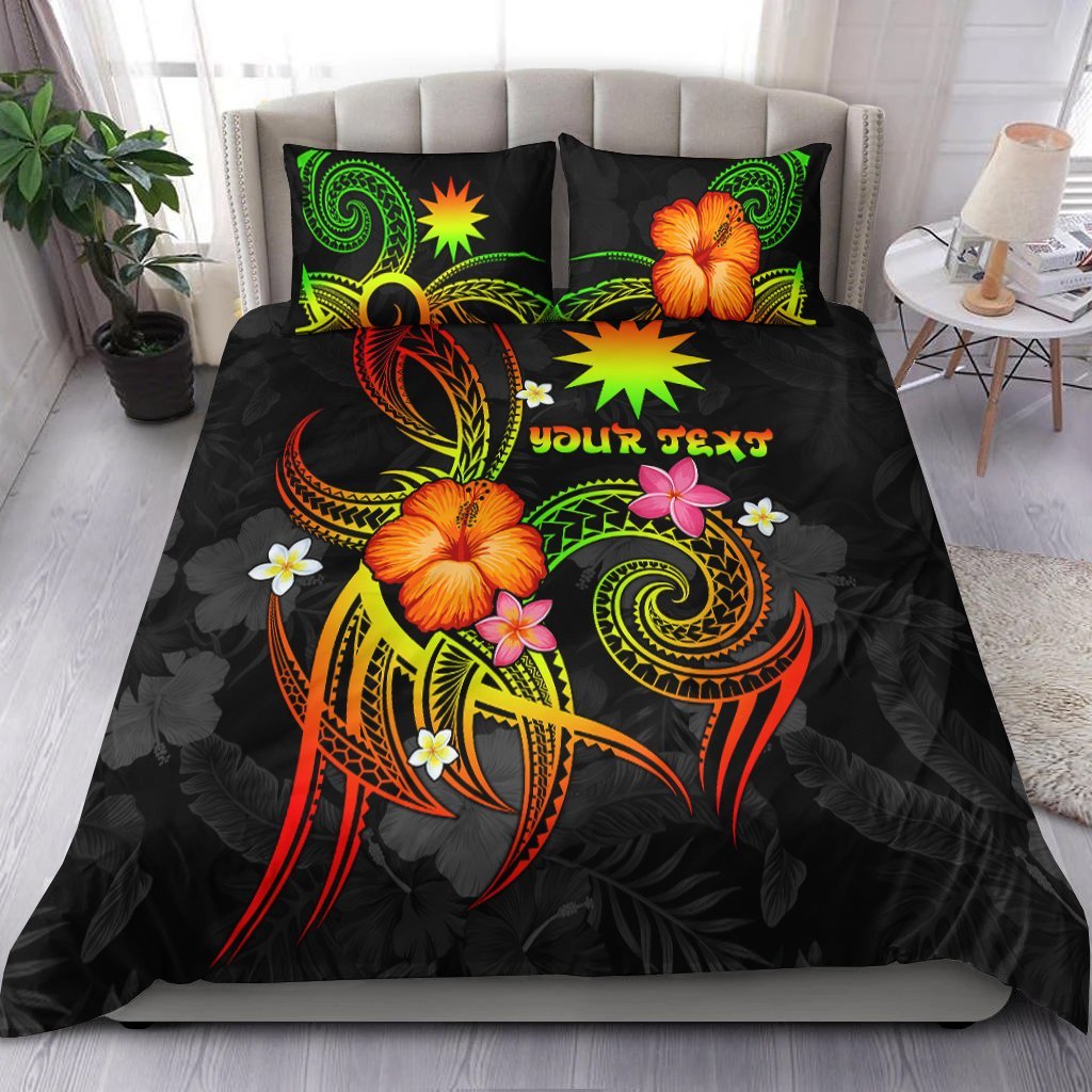 Nauru Polynesian Personalised Bedding Set - Legend of Nauru (Reggae) - Vibe Hoodie Shop