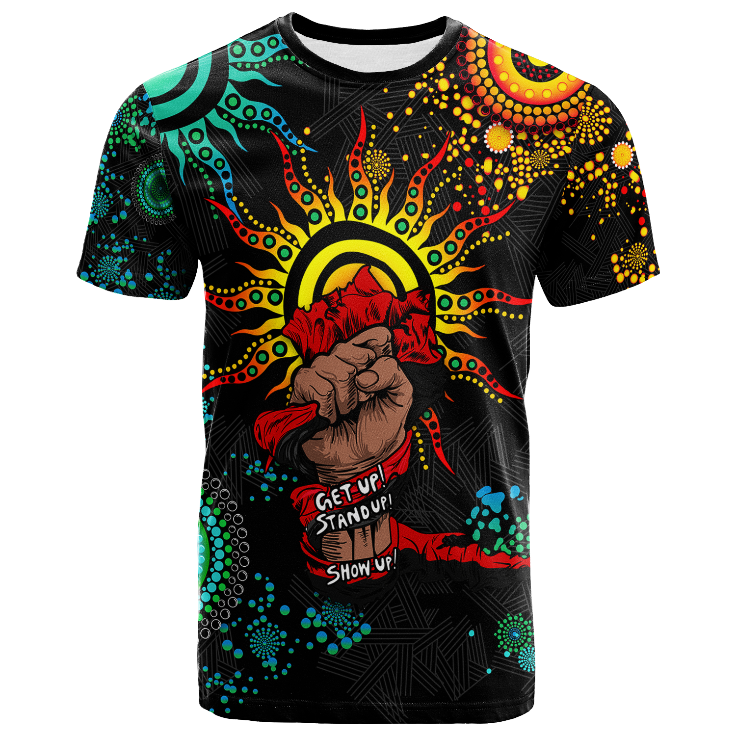 NAIDOC Week 2022 Aboriginal Art Unique T shirt - - Vibe Hoodie Shop