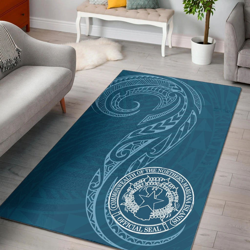 Northern Mariana Islands Area Rug - Polynesian Style - Vibe Hoodie Shop