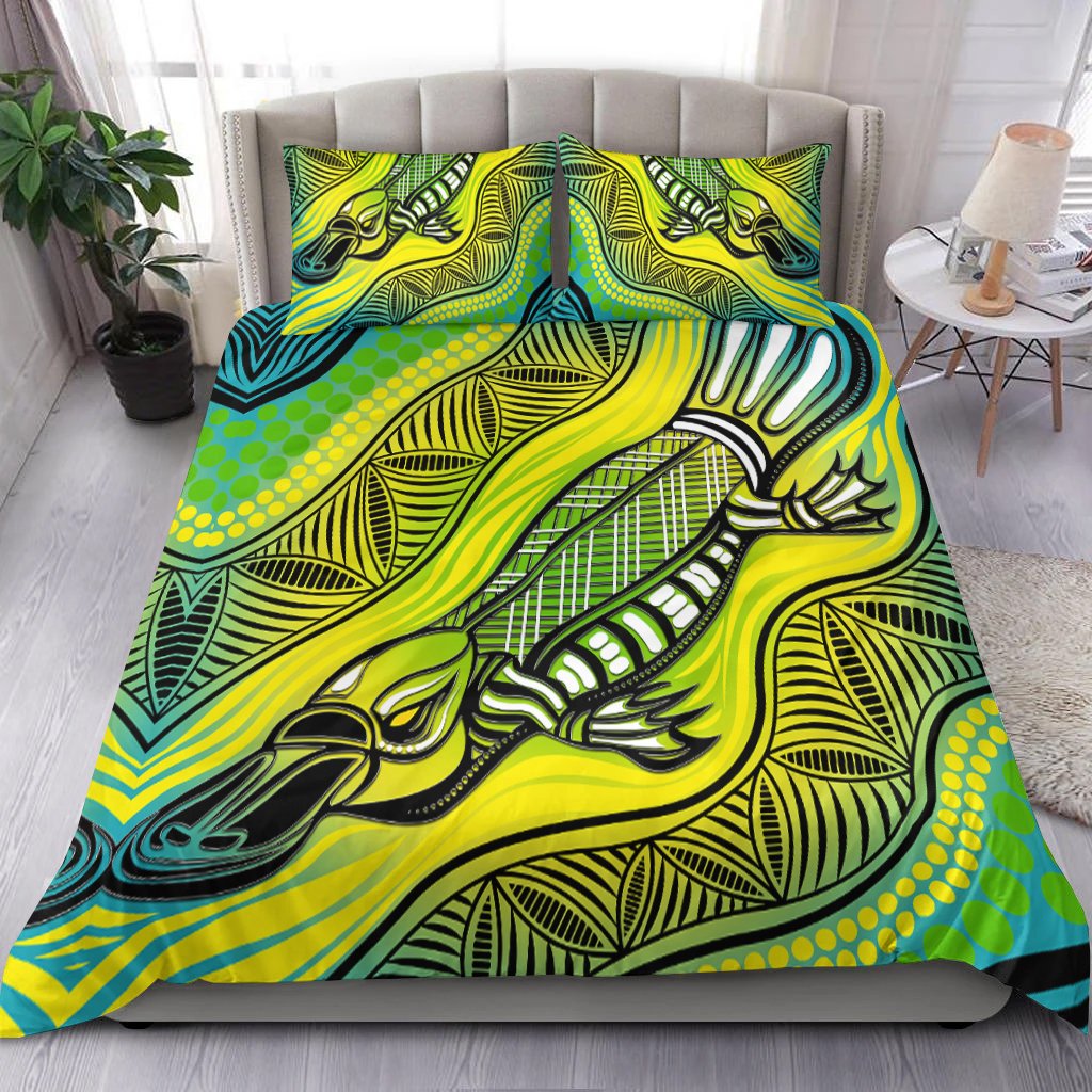 Bedding Set - Aboriginal Platypus - Vibe Hoodie Shop