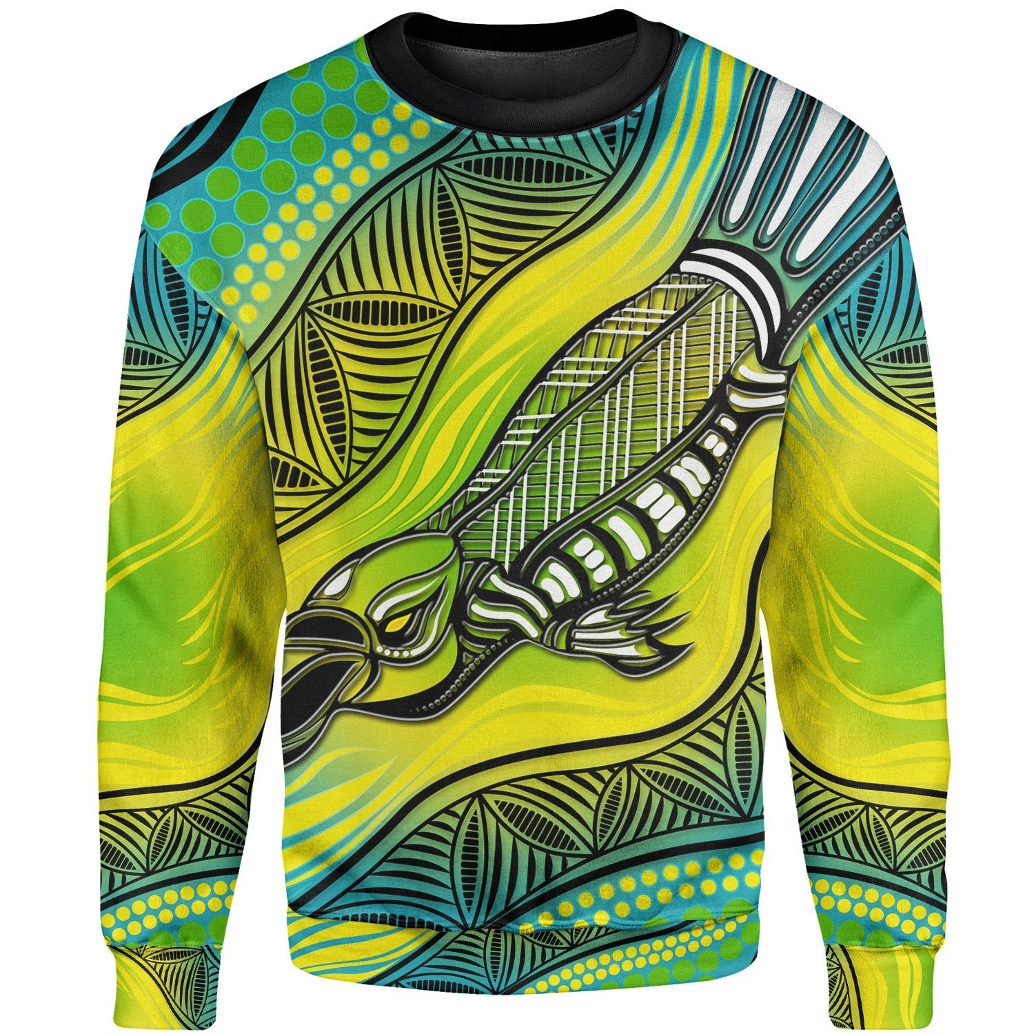 Sweater Shirt - Aboriginal Platypus - Vibe Hoodie Shop