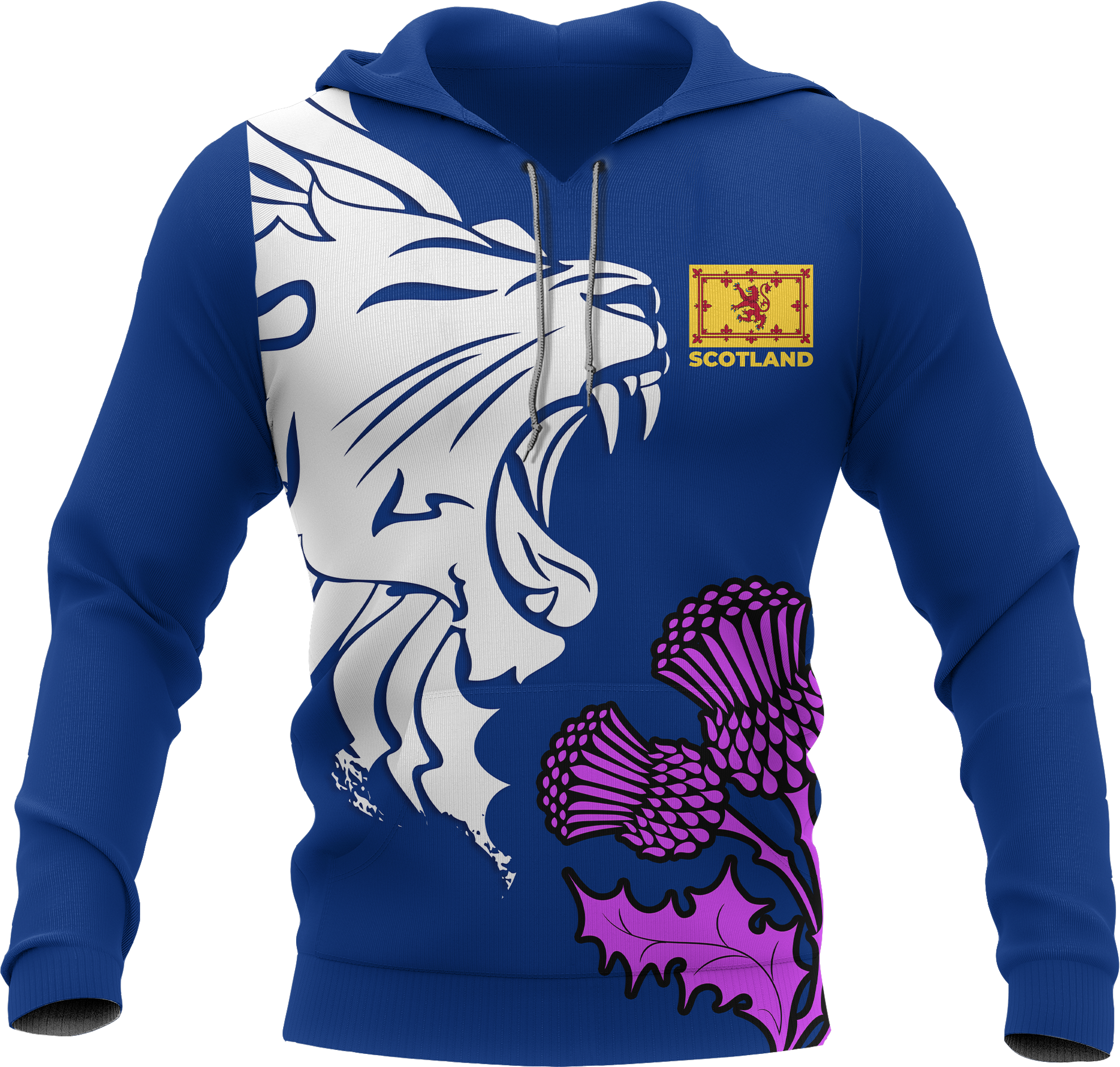 Scotland Hoodie - Scottish Lion - Vibe Hoodie Shop