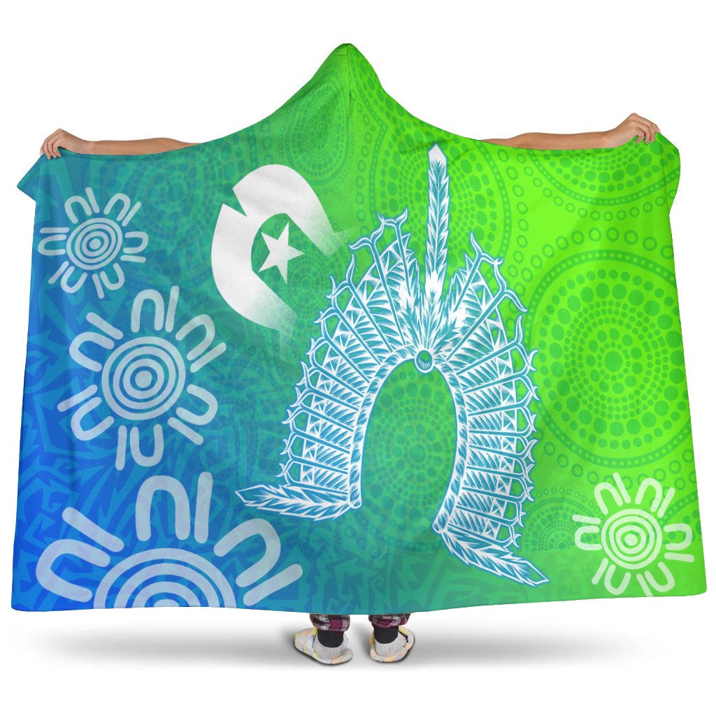 torres-strait-islander-hooded-blanket-dhari-mask-ocean-style