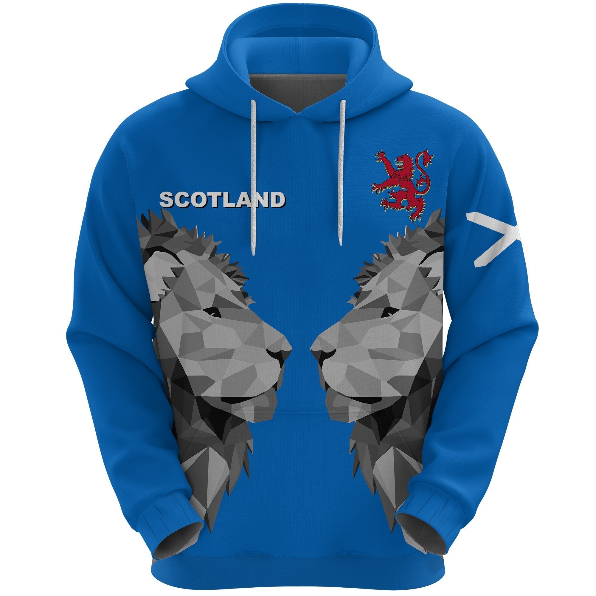 Scotland Hoodie - Double Lion - Vibe Hoodie Shop