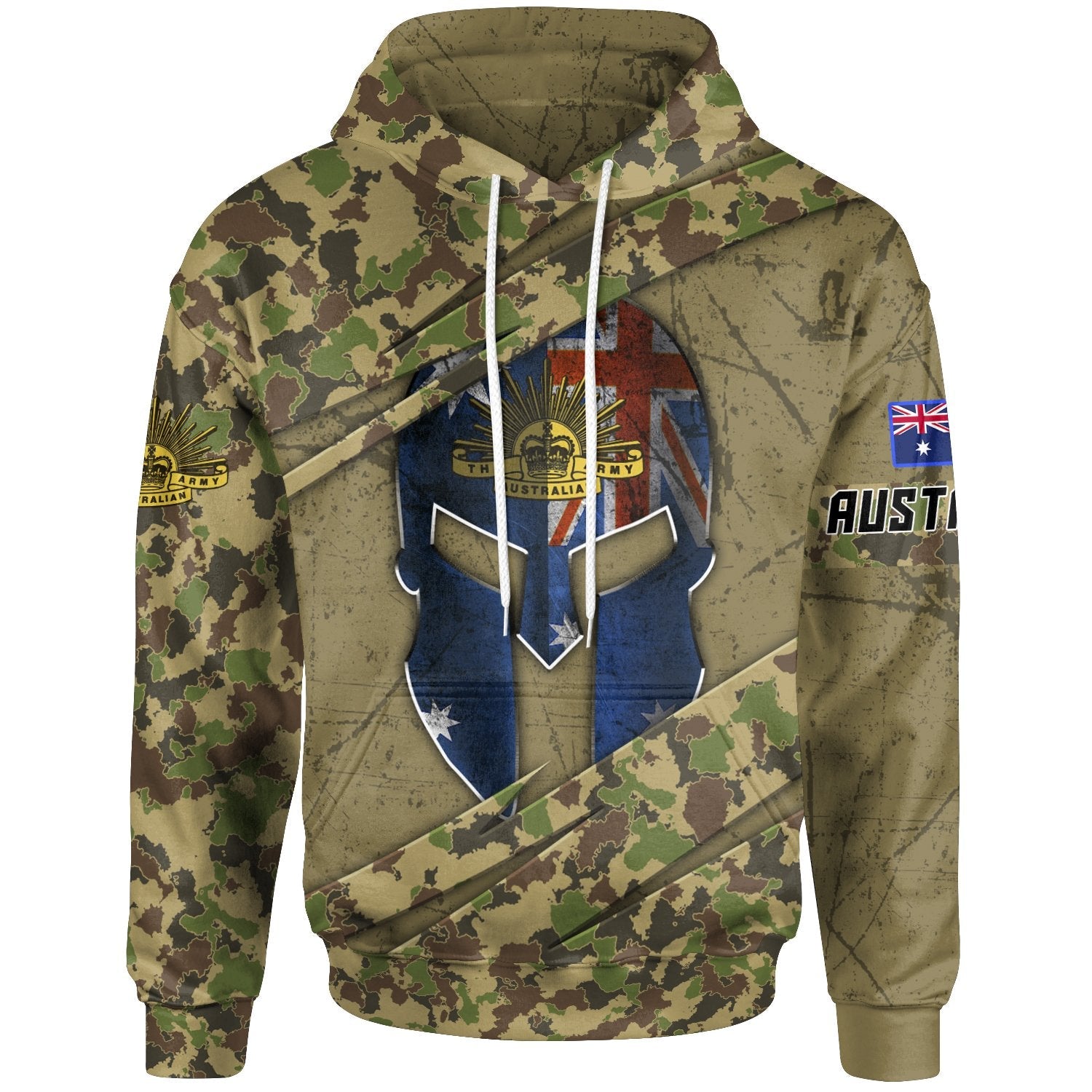 Hoodie - Australian Soldier - Vibe Hoodie Shop