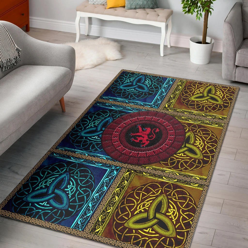 VibeHoodie Area Rug - Scotland Circle Celtic - Vibe Hoodie Shop