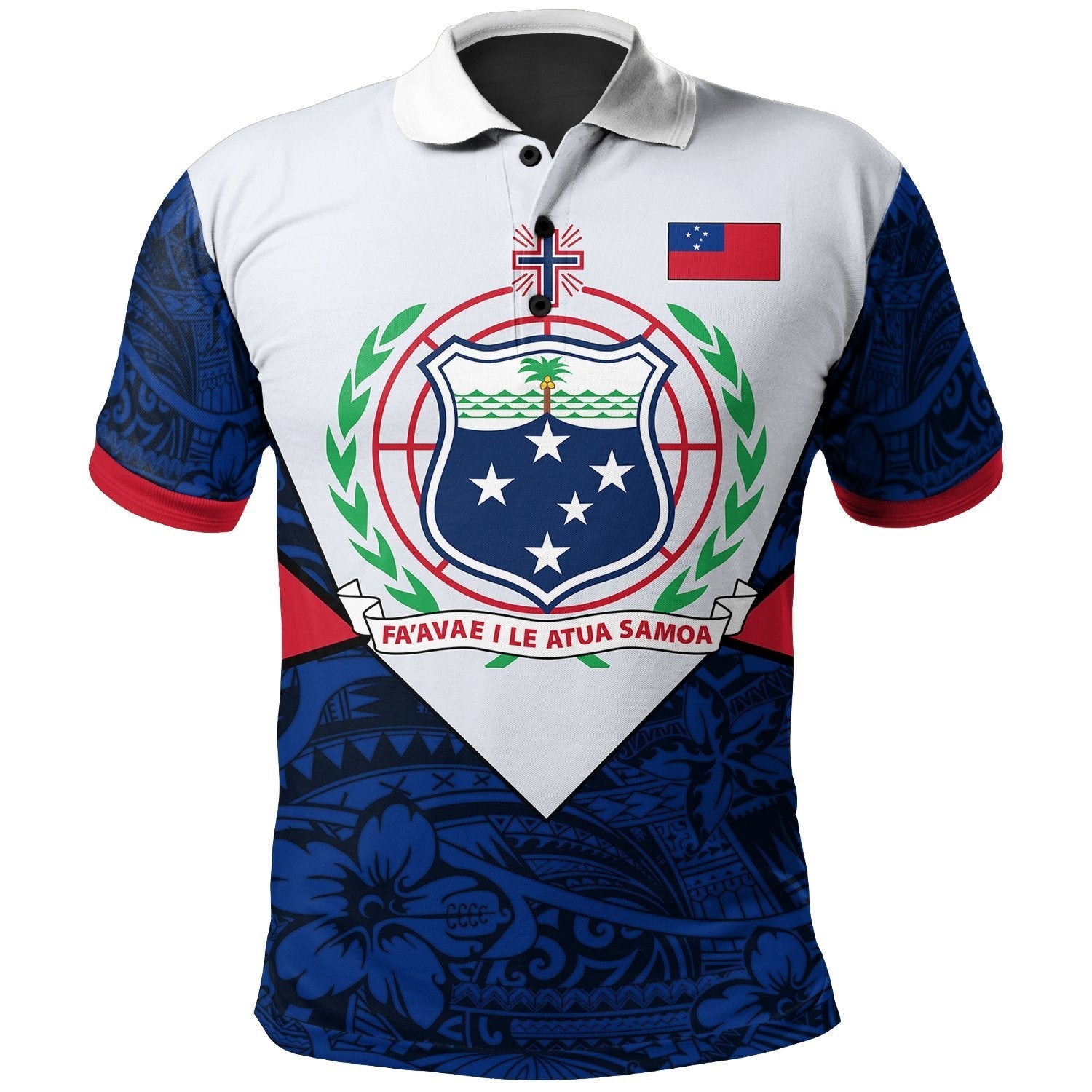 Samoa Polynesian Polo - Legend of Samoa - Vibe Hoodie Shop