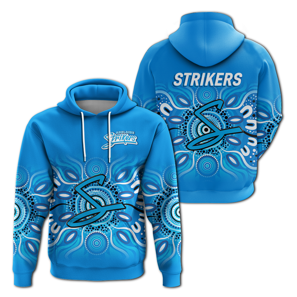 Adelaide Strikers Aboriginal Cricket 2022 Hoodie Kid - - Vibe Hoodie Shop