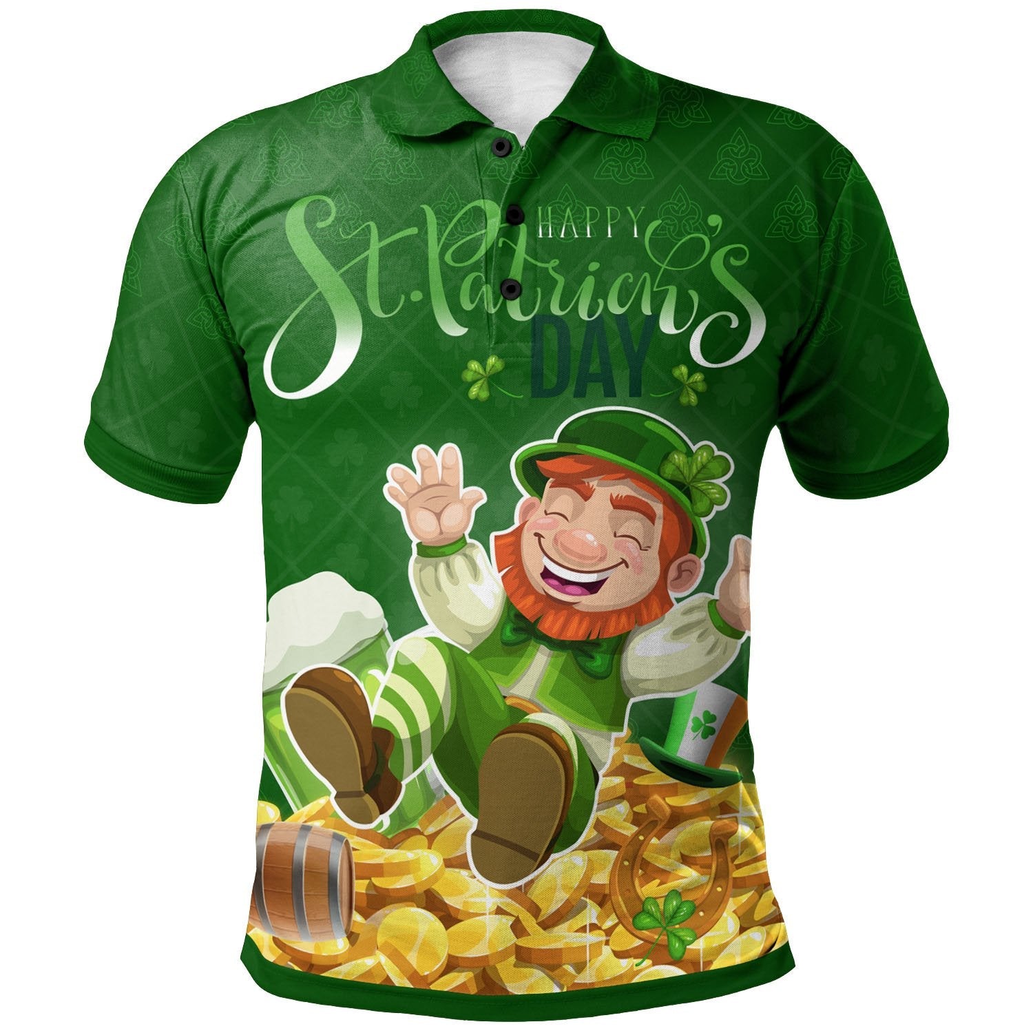 Ireland Celtic Polo Shirt - Happy St. Patrick    s Day (2) - Vibe Hoodie Shop