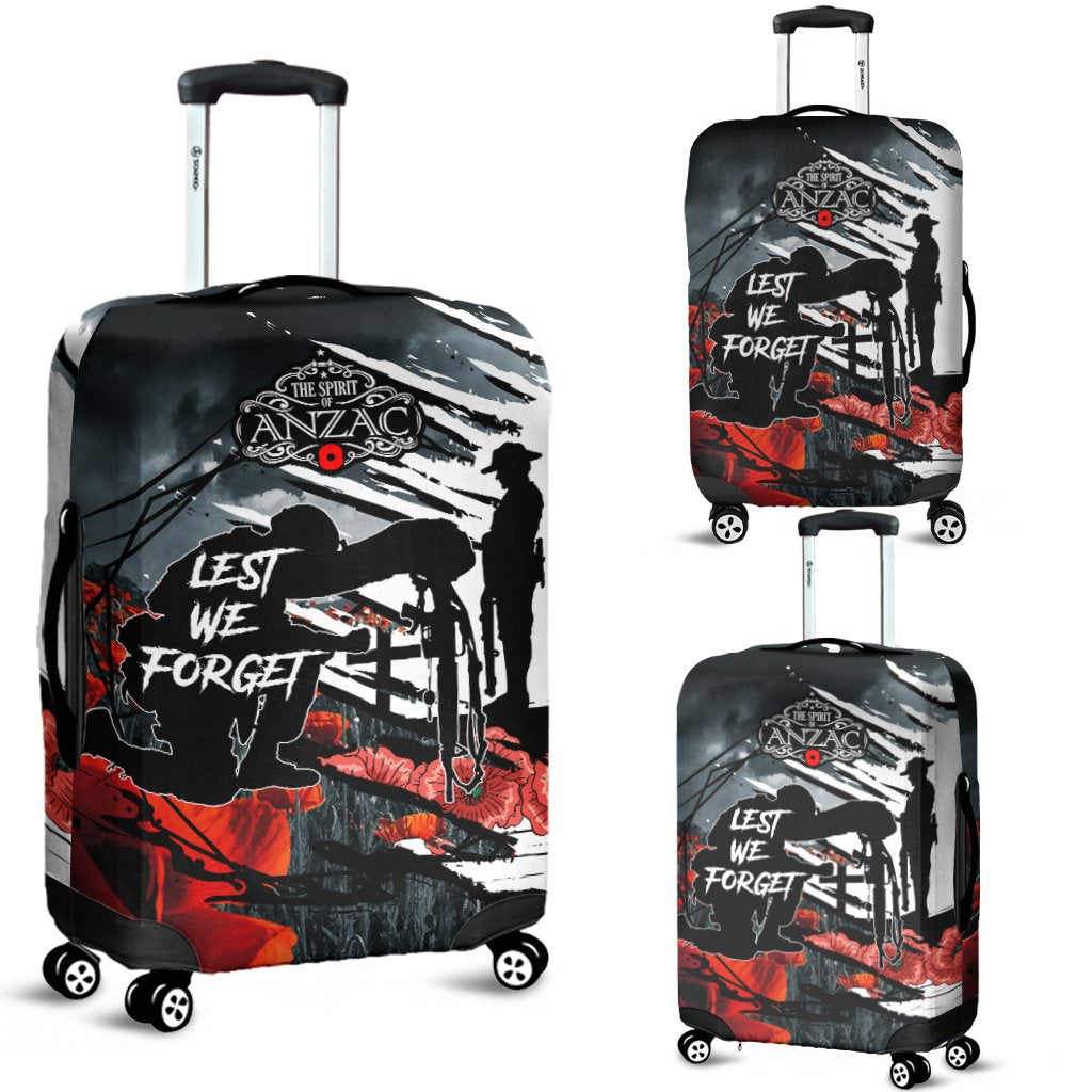 ANZAC Day Luggage Cover - The Spirit of ANZAC - Vibe Hoodie Shop