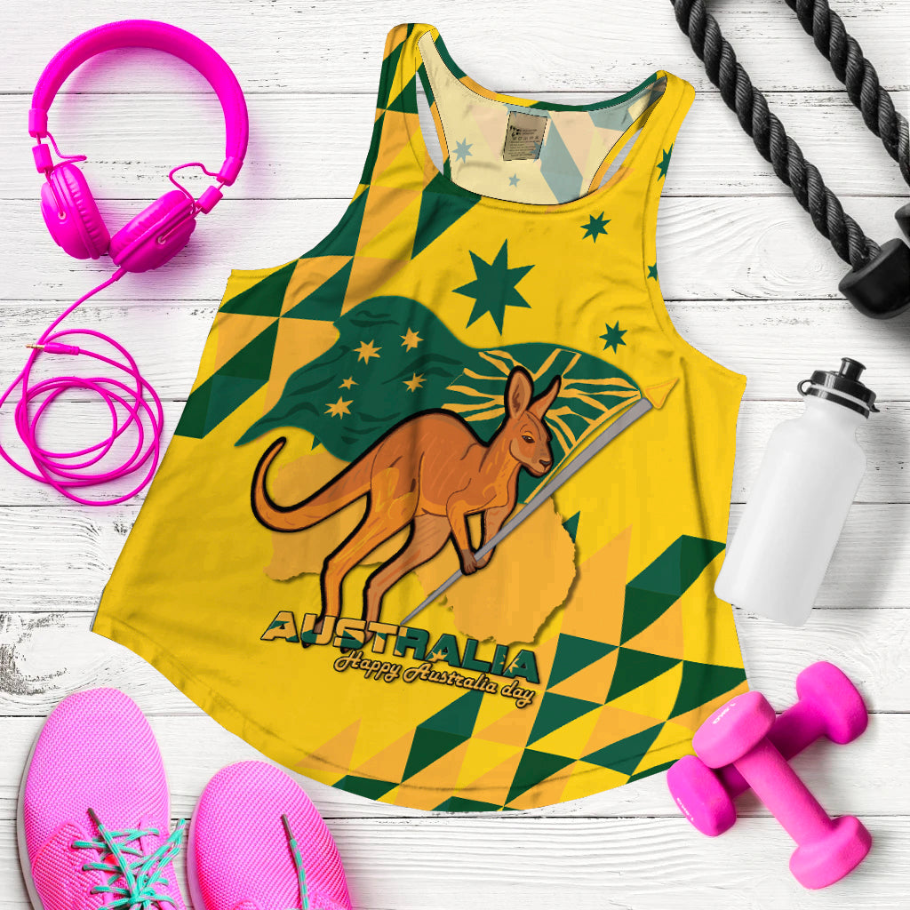 Australia Day Proud To Be Aussie Women Tank Top - - Vibe Hoodie Shop