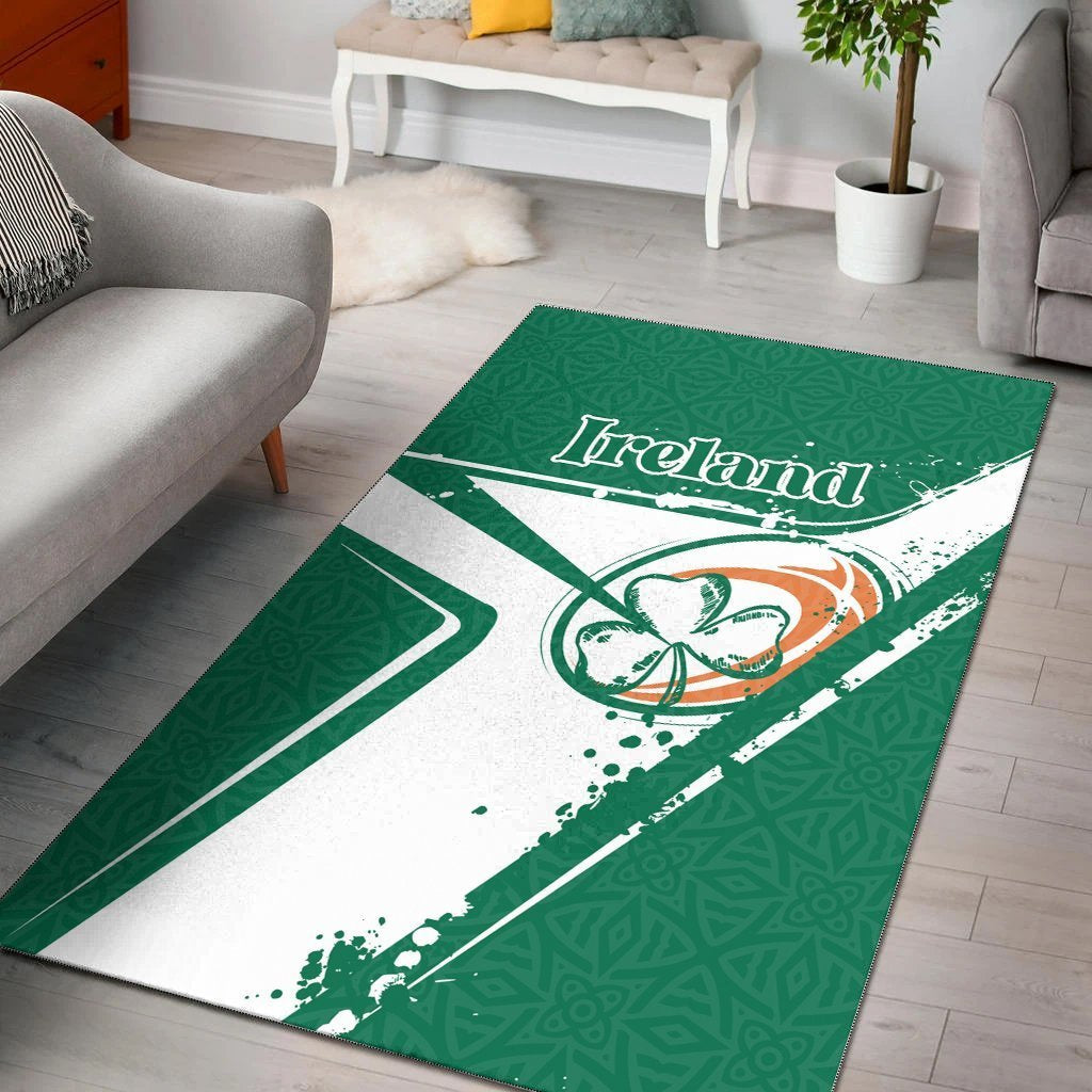 Ireland Rugby Area Rug - Irish Rugby - Vibe Hoodie Shop