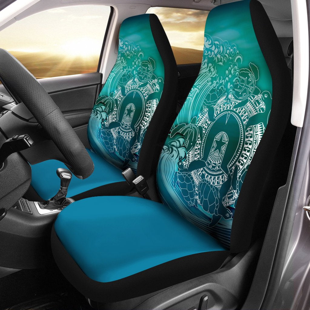 Aboriginal Car Seat Covers, Torres Strait Islands in Wave - Vibe Hoodie Shop