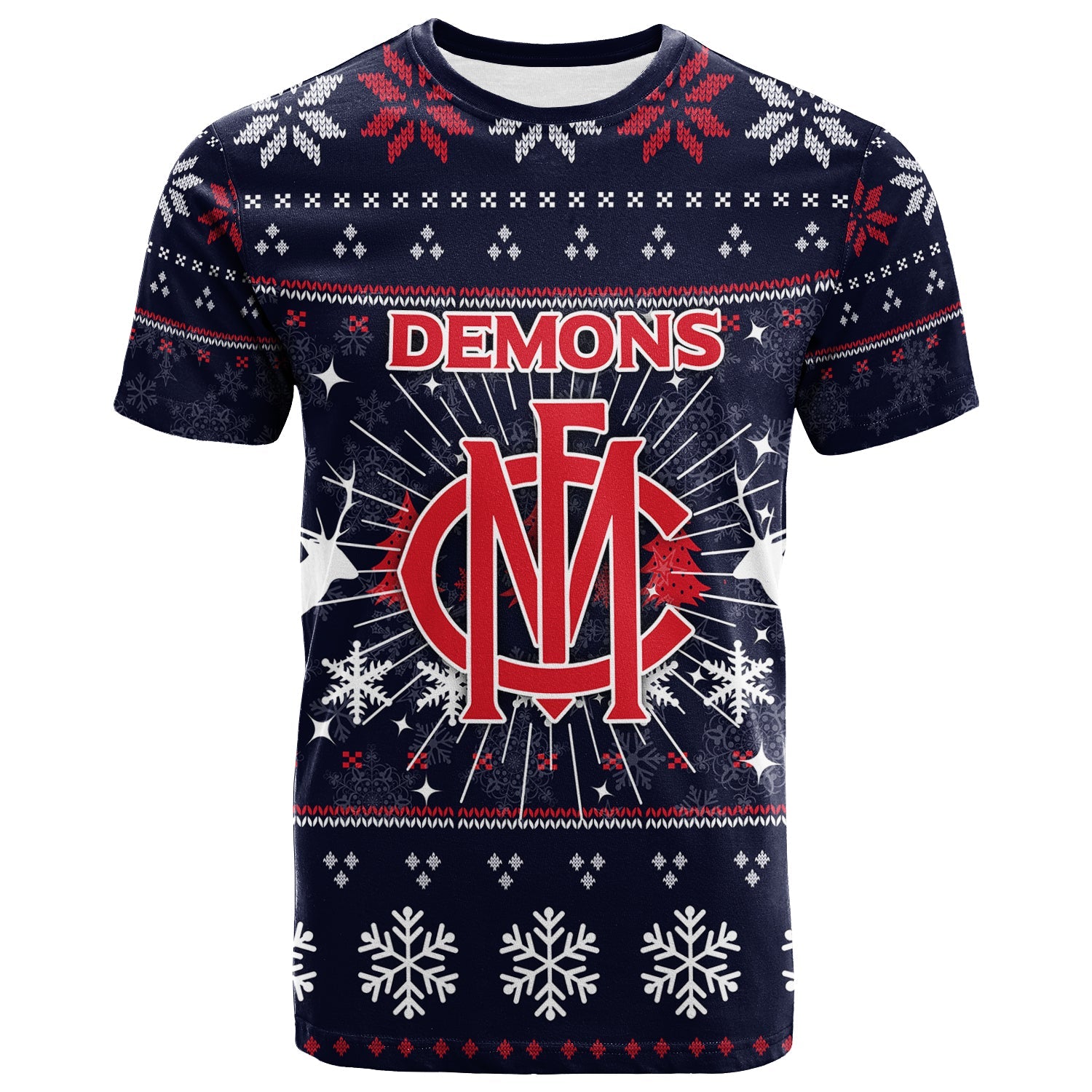 Demons T shirt - Christmas Ugly Style - - Vibe Hoodie Shop