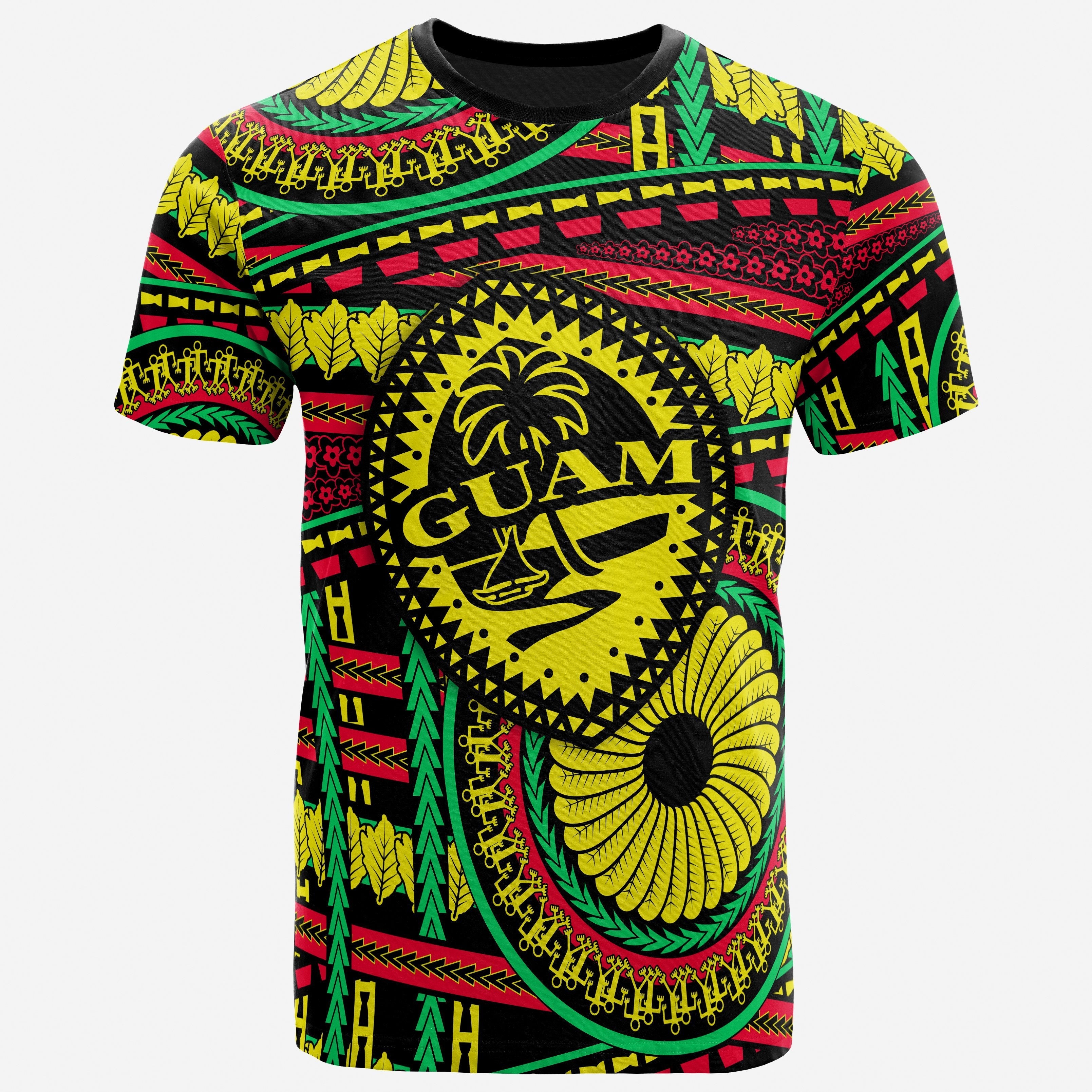 Vibe Hoodie Guam All Over T shirt - Chamorro Rasta - Vibe Hoodie Shop