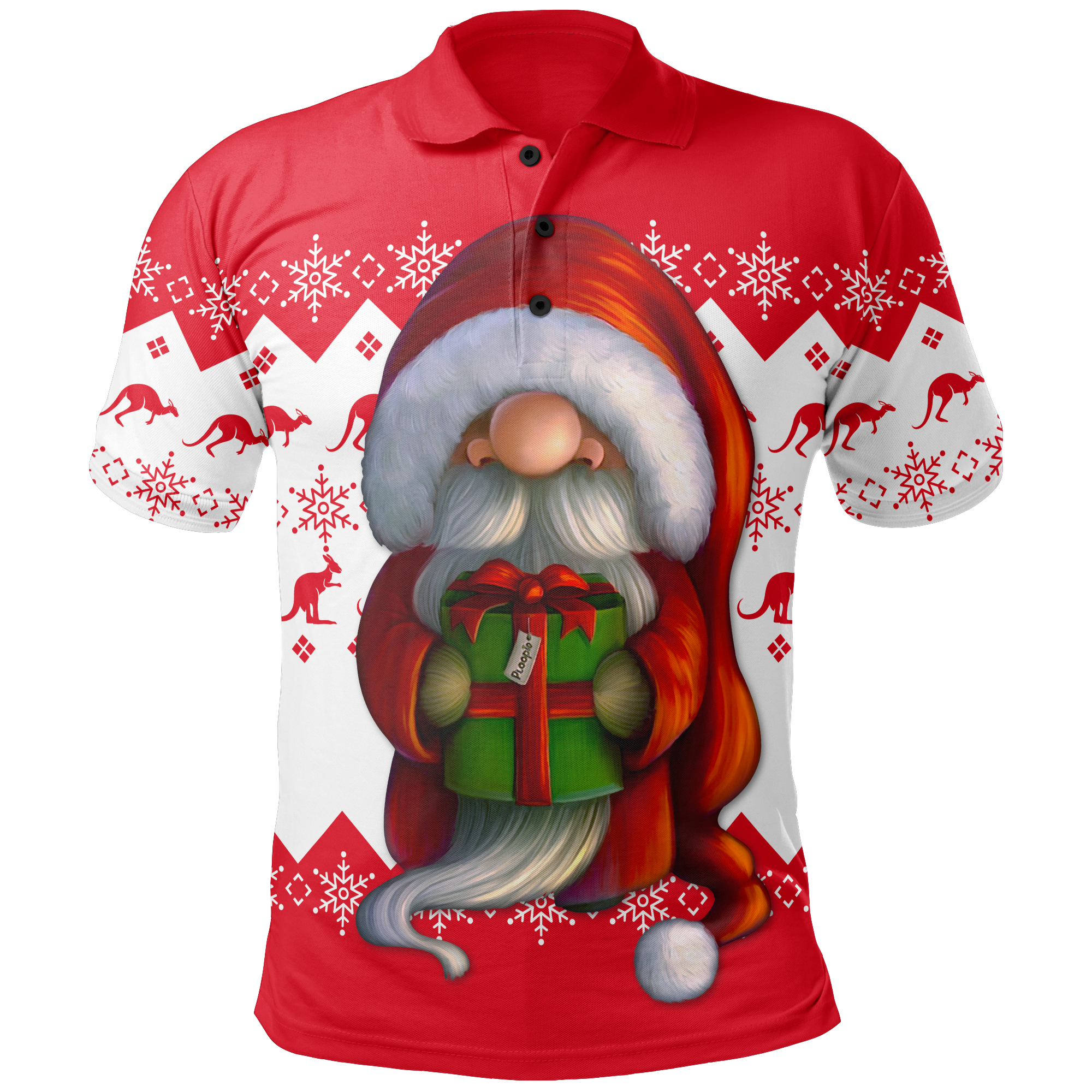 Australia Christmas Polo Shirt - Christmas Gnome Shirt - Vibe Hoodie Shop