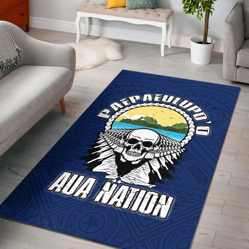 American Samoa Area Rug - Paepaeulupo'o Aua (Ver 2) - Vibe Hoodie Shop